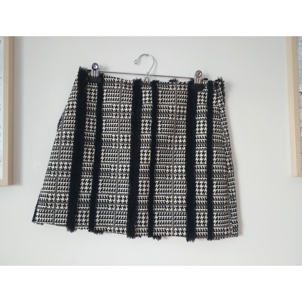 H&M Houndstooth Skirt